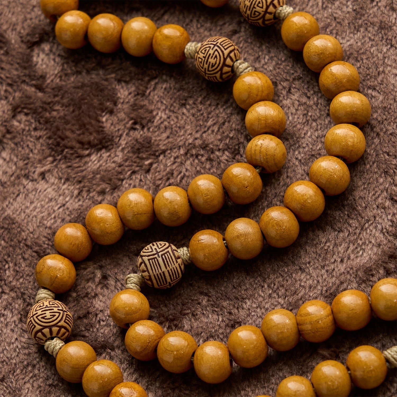 Holy Family & Crucifix of Handmade 10mm Olive Wood Bead Rosary for Holy Prayer