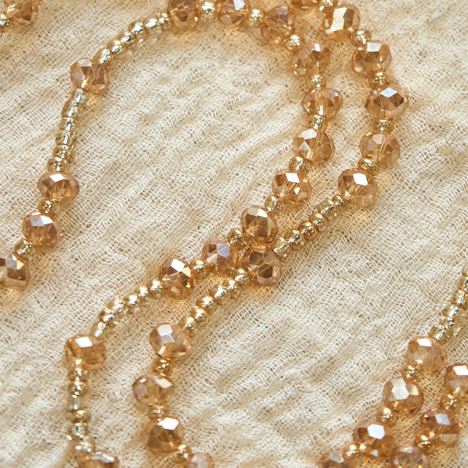 Champagne Crystal Our Lady of Guadalupe Rosary: A Divine Sparkle