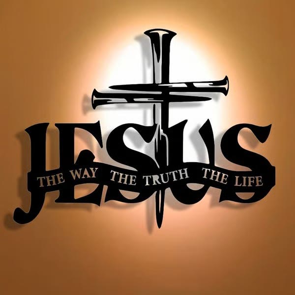 Faithful Jesus & Cross Design Wall Hanging Art Home Decoration