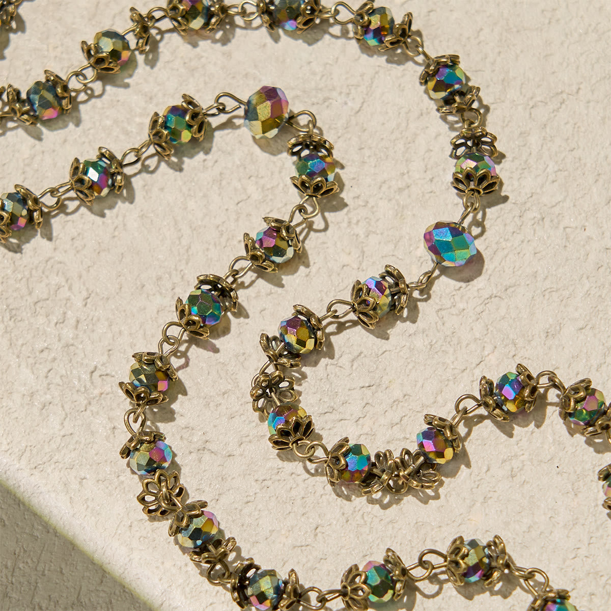 Faithful Hematite Rosary Featuring Bronze Crucifix and Saint Benedict Charm