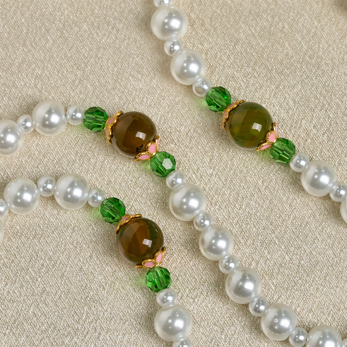 Floral Grace Our Lady Rosary with Pink & Purple Beads Accents