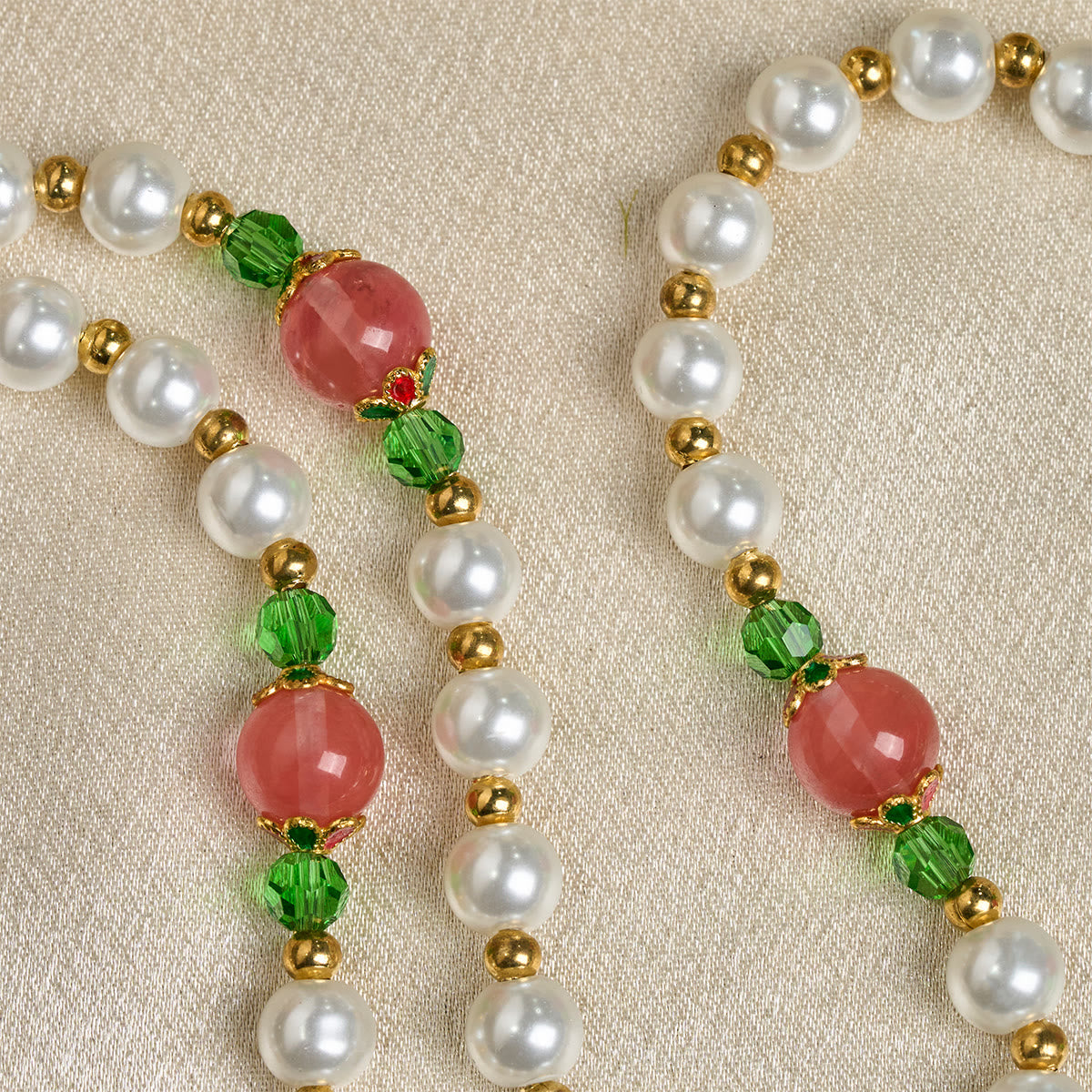 Floral Grace Our Lady Rosary with Pink & Purple Beads Accents