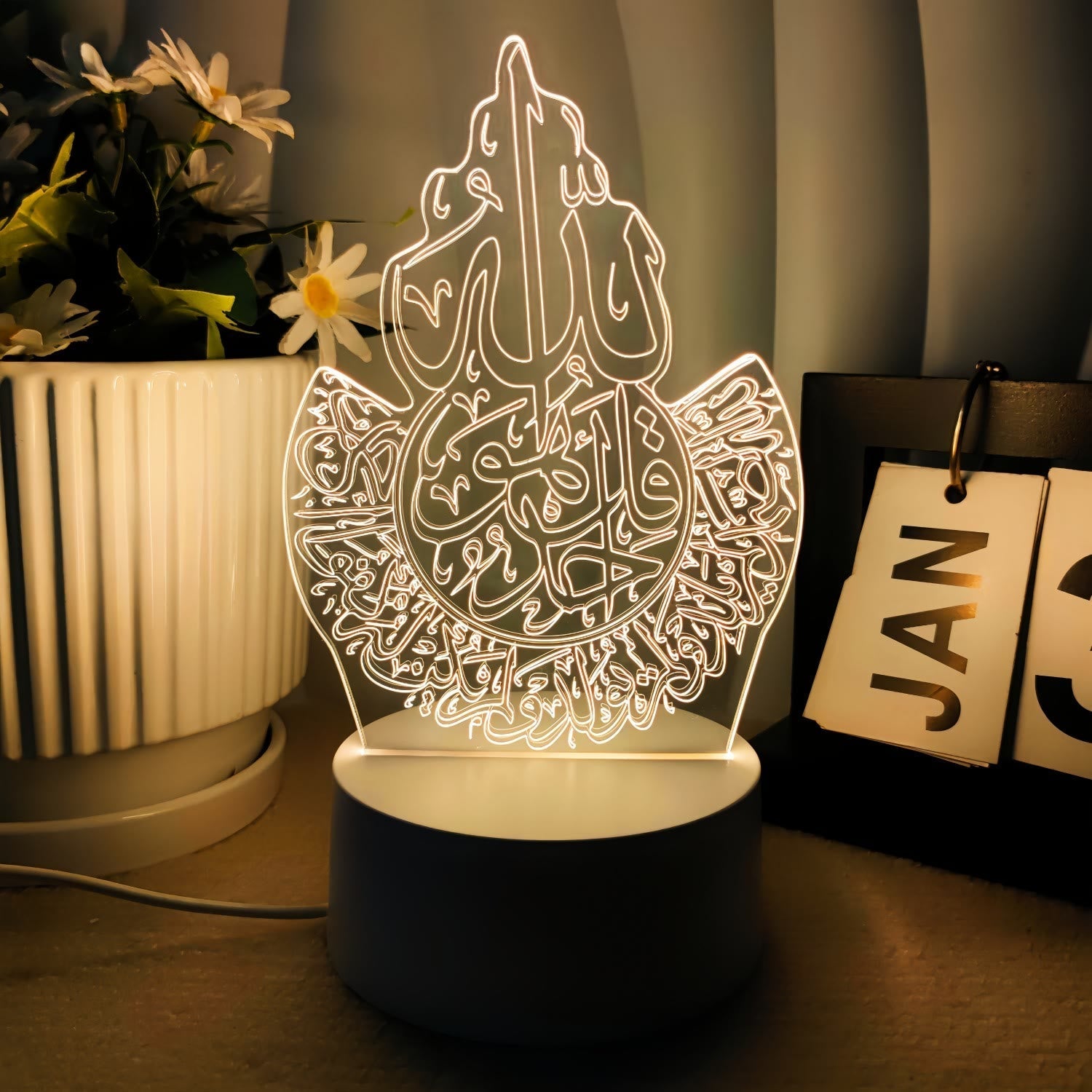 Faith-Filled Gift Holy Icons 3 Color Night Light: Keep Sacred Moments Nearby