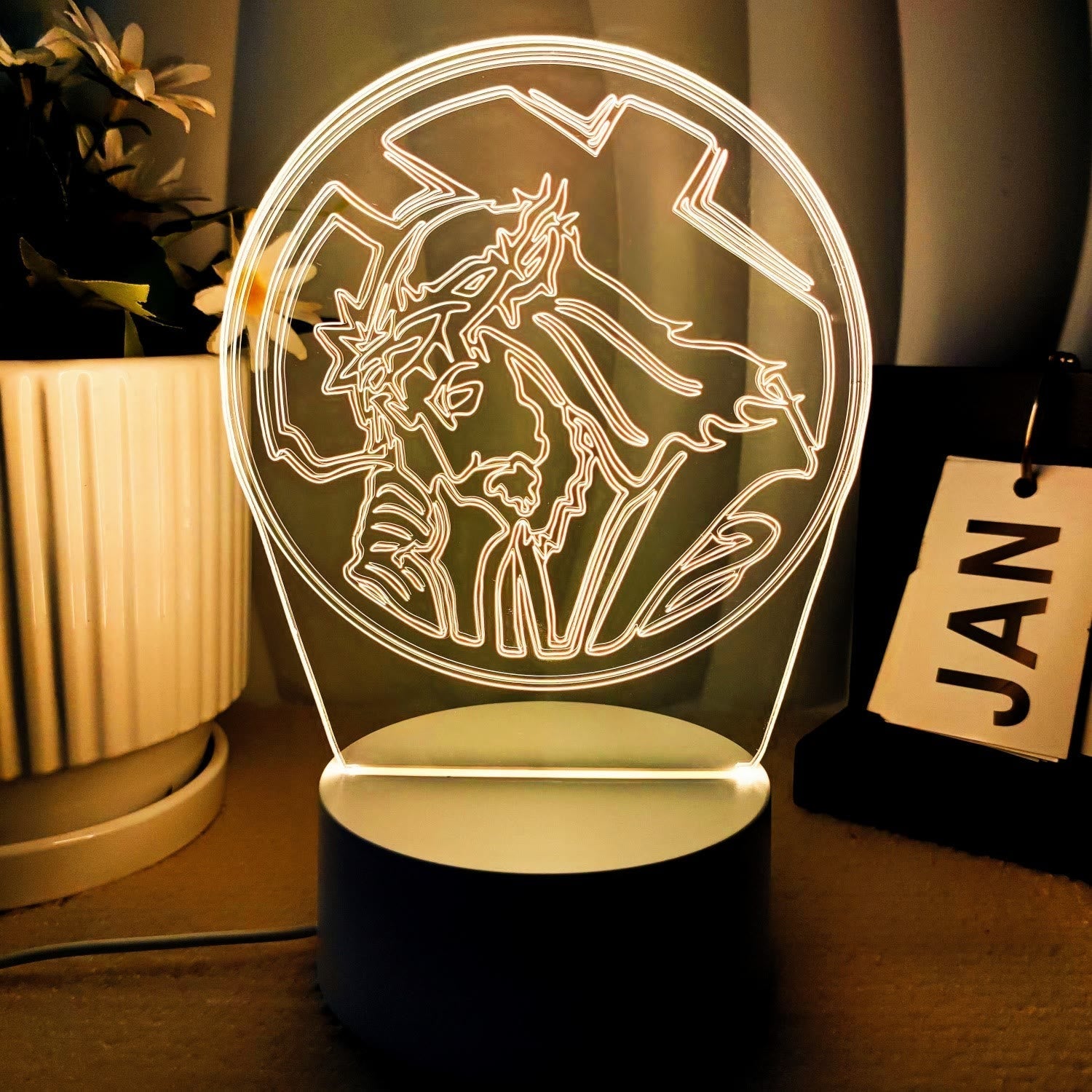 Faith-Filled Gift Holy Icons 3 Color Night Light: Keep Sacred Moments Nearby