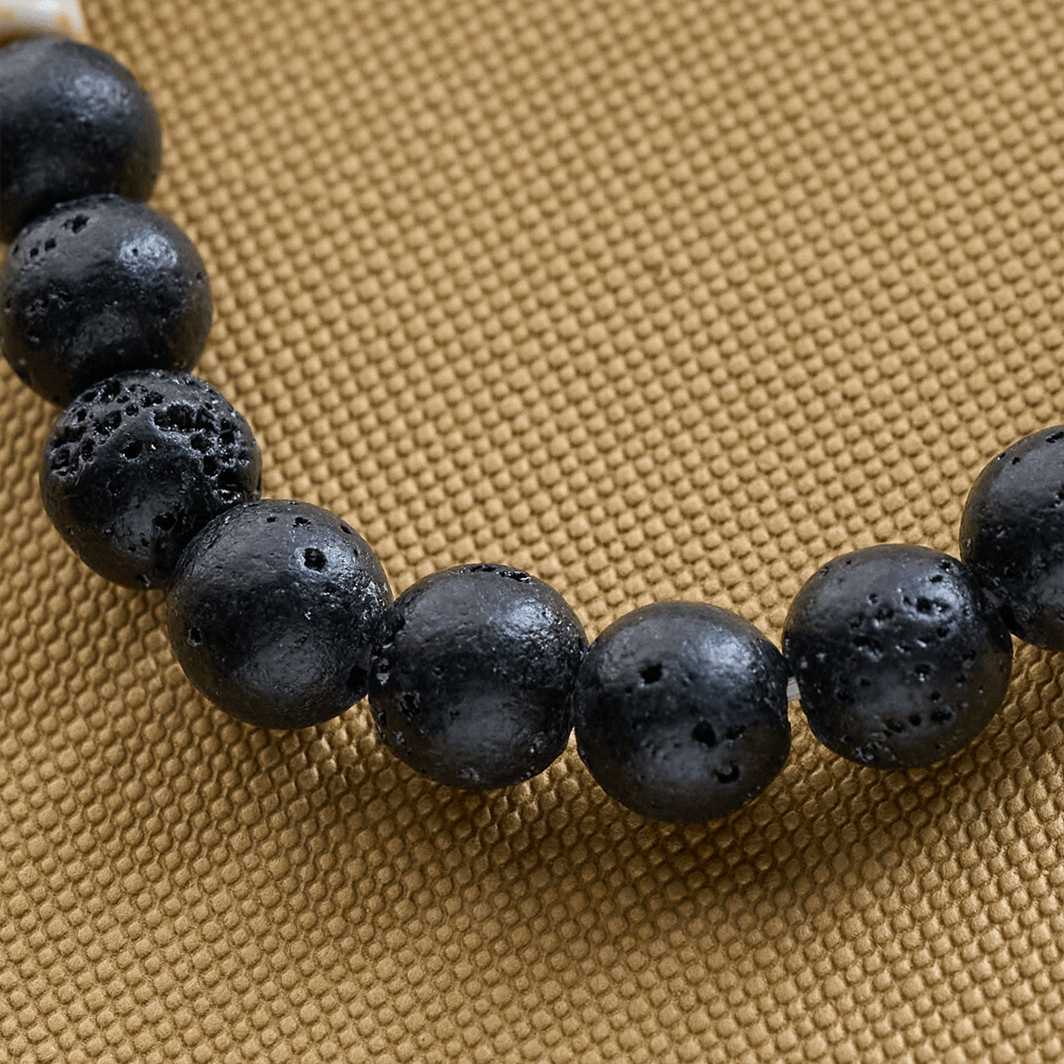 Waves of Grace Shark Guardian Cross and Natural Volcanic Agate Stones Animal Bracelet