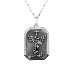 Faith Warrior St.Michael the Archangel Necklace: Strength in Every Battle