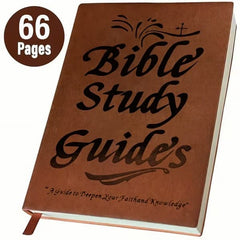 66-Page Bible Study Guide Journal for Daily Devotions and Group Study