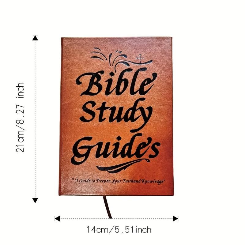 66-Page Bible Study Guide Journal for Daily Devotions and Group Study