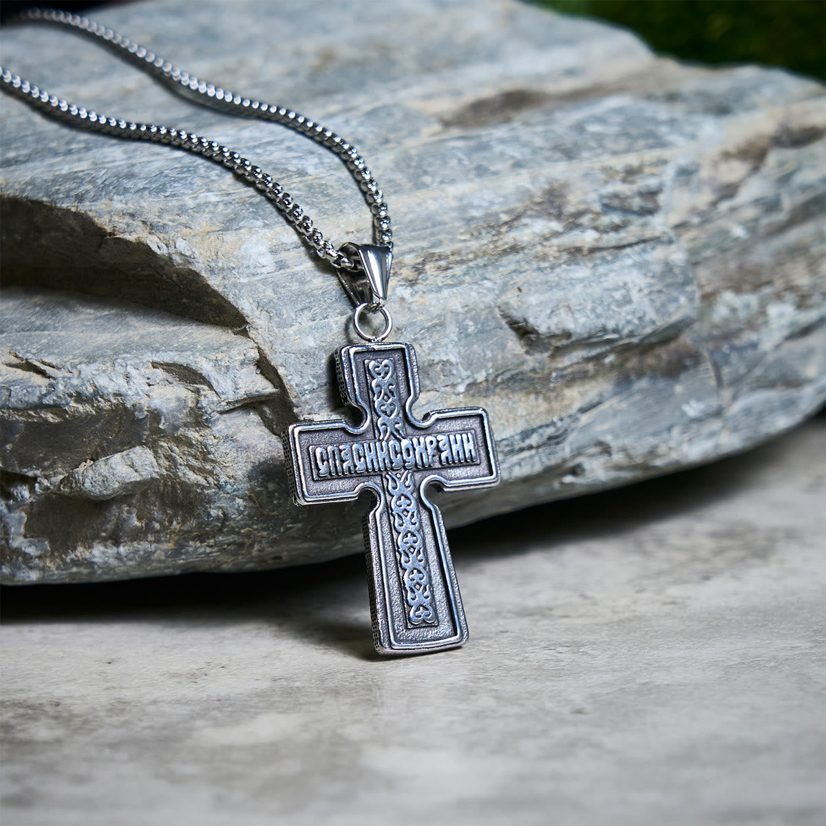 Vintage Titanium Steel Orthodox Crucifix Necklace Series: Multiple Styles of Faith and Devotion