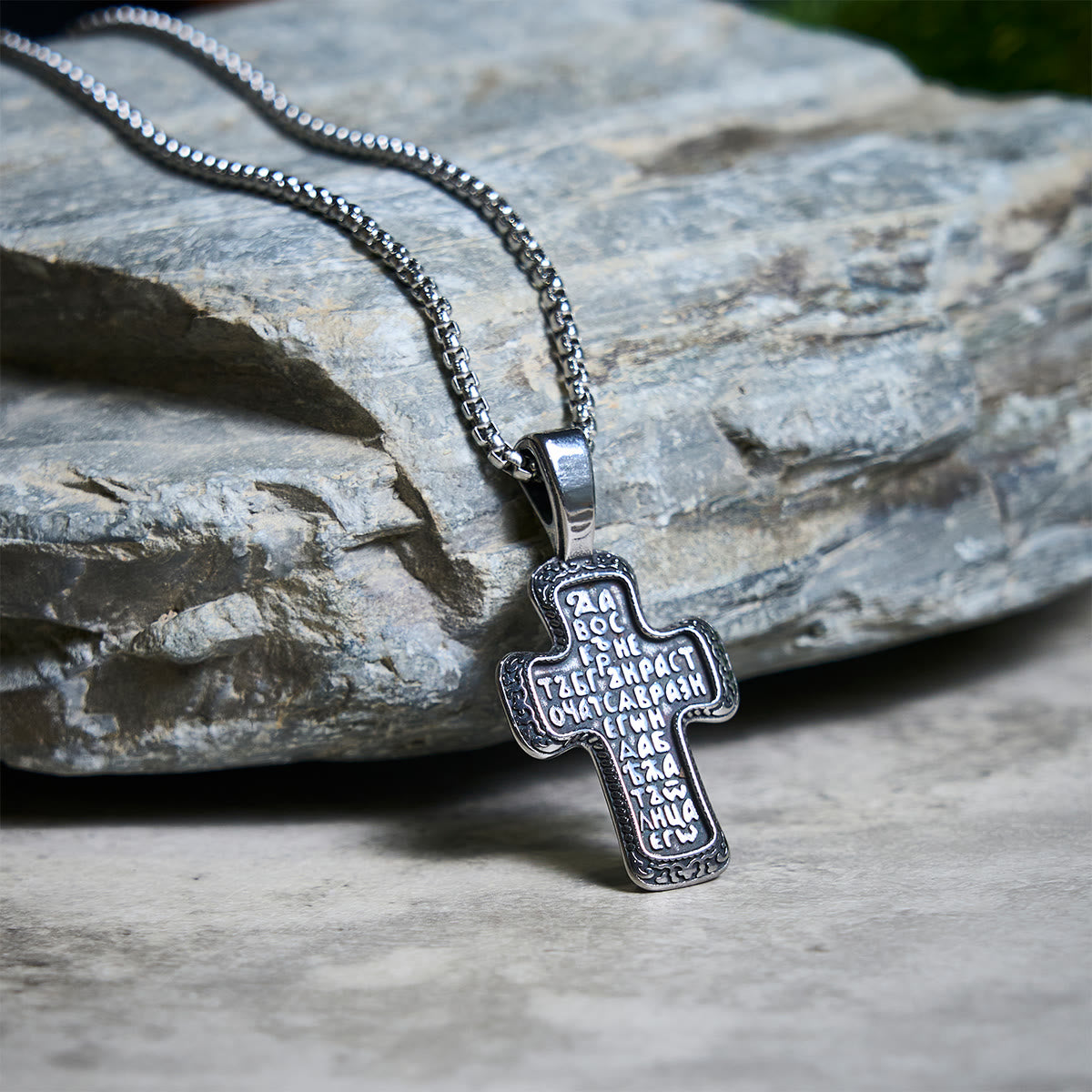 Vintage Titanium Steel Orthodox Crucifix Necklace Series: Multiple Styles of Faith and Devotion