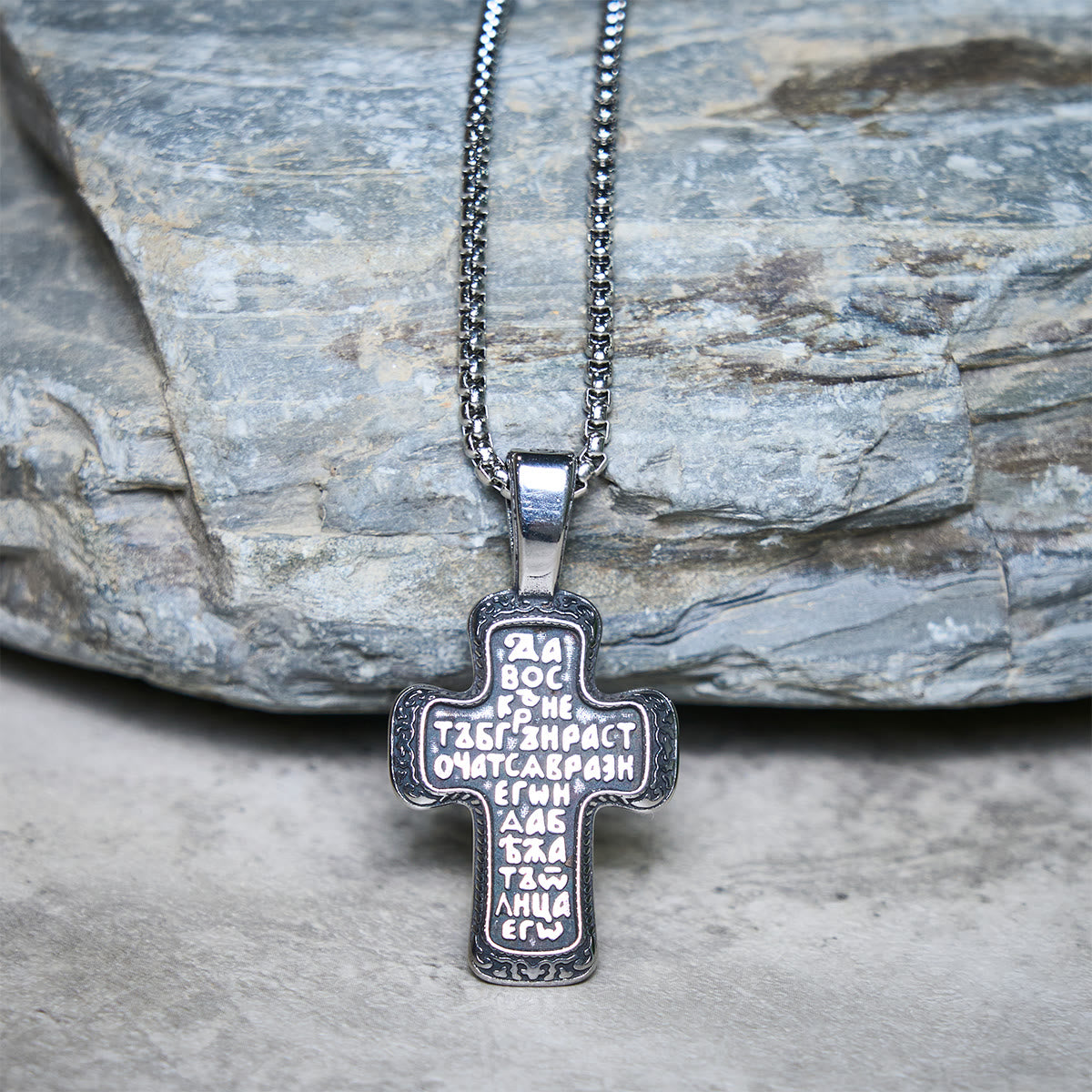 Vintage Titanium Steel Orthodox Crucifix Necklace Series: Multiple Styles of Faith and Devotion