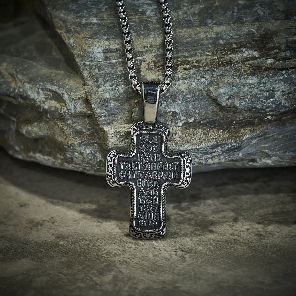 Vintage Titanium Steel Orthodox Crucifix Necklace Series: Multiple Styles of Faith and Devotion