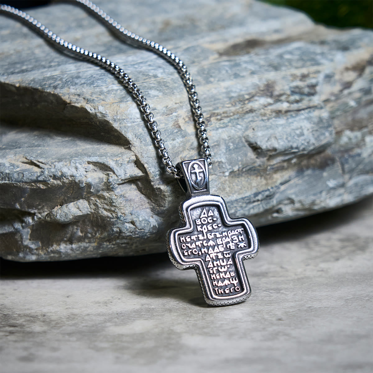 Vintage Titanium Steel Orthodox Crucifix Necklace Series: Multiple Styles of Faith and Devotion