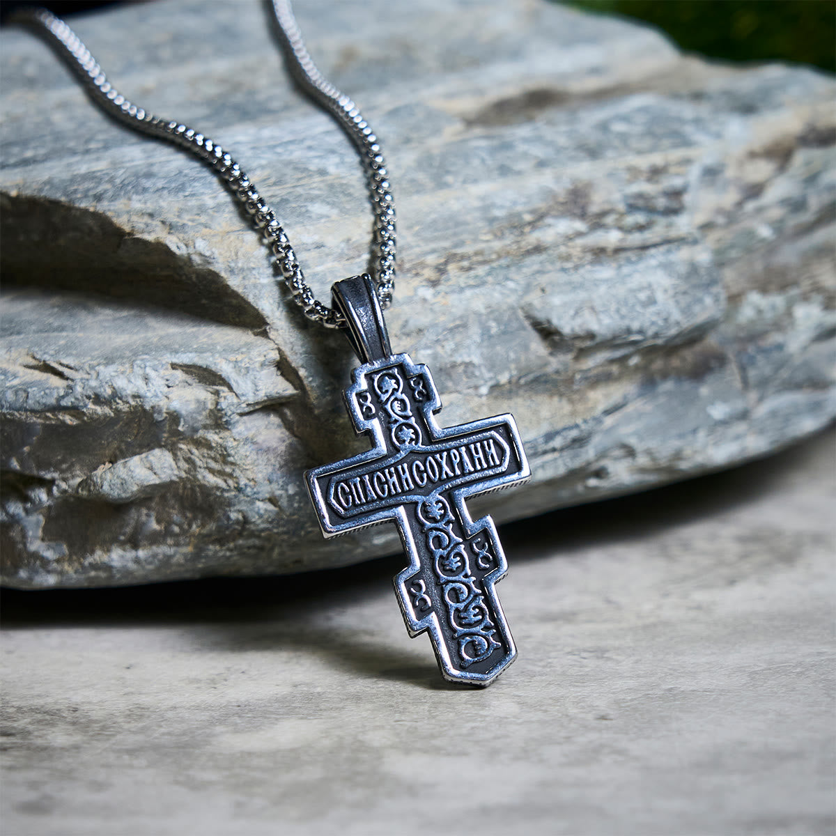 Vintage Titanium Steel Orthodox Crucifix Necklace Series: Multiple Styles of Faith and Devotion
