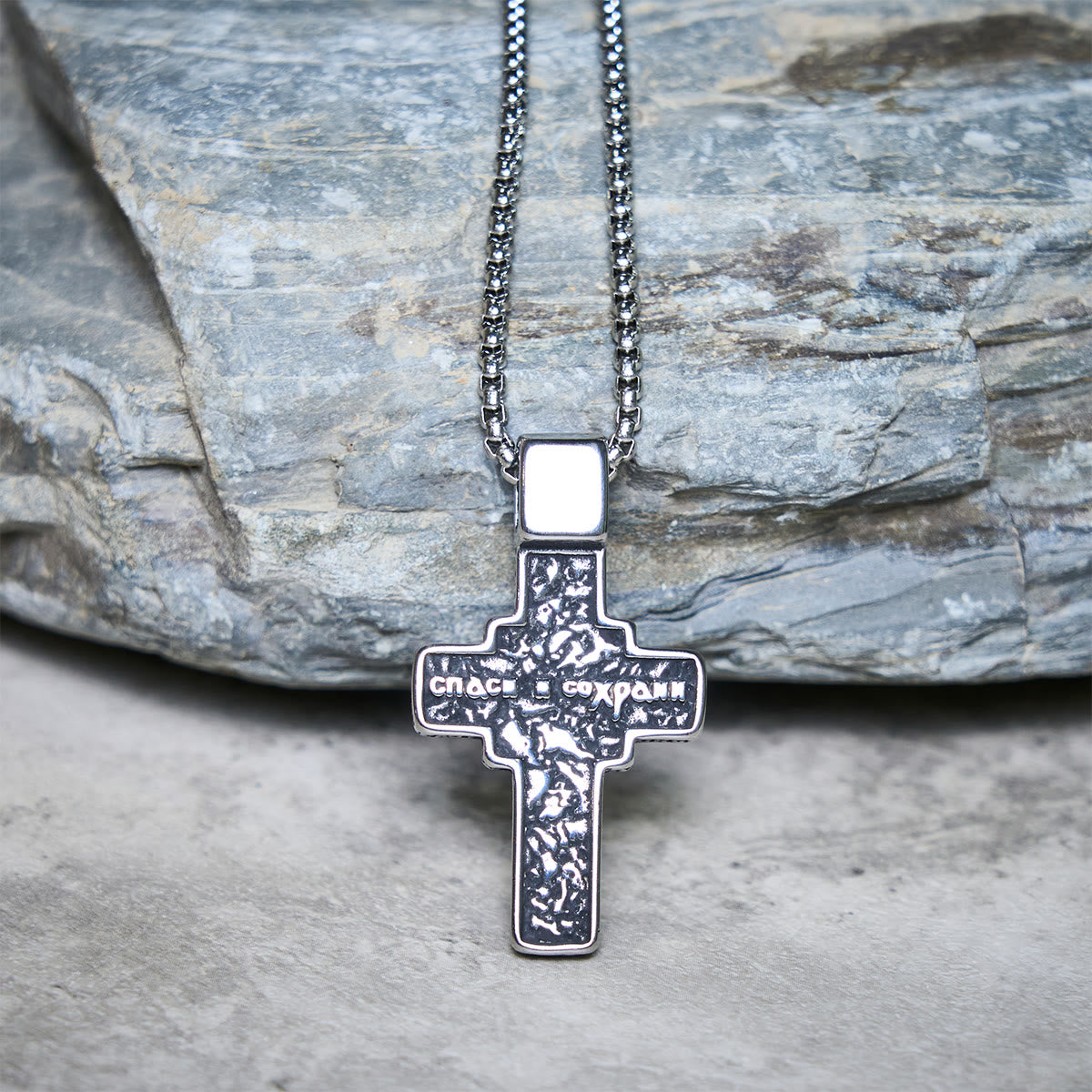 Vintage Titanium Steel Orthodox Crucifix Necklace Series: Multiple Styles of Faith and Devotion