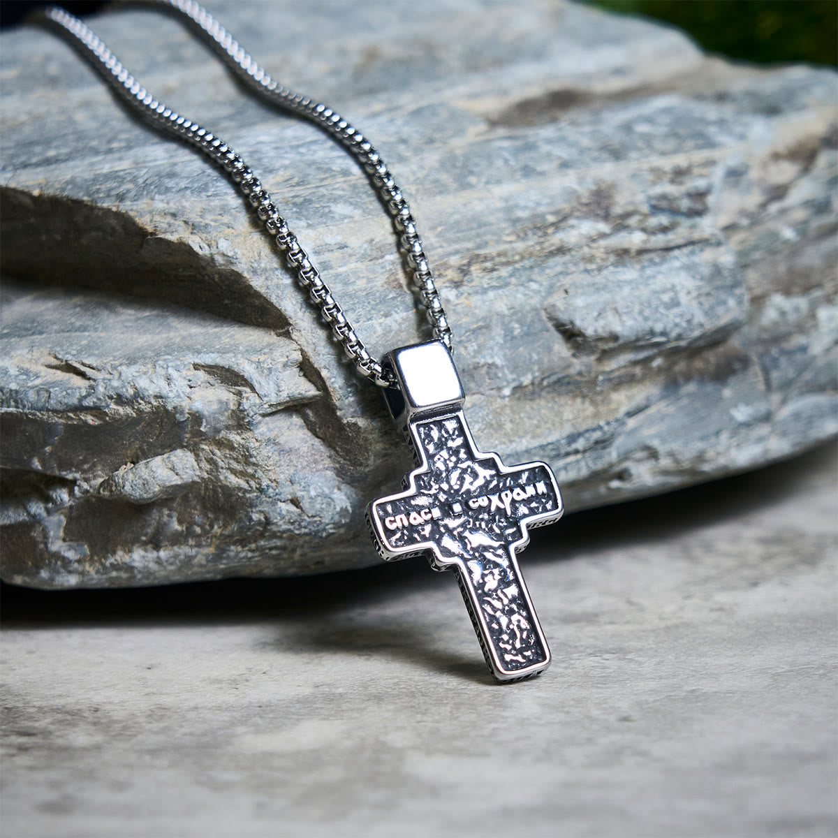 Vintage Titanium Steel Orthodox Crucifix Necklace Series: Multiple Styles of Faith and Devotion