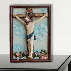 Classic Resin Crucifix Jesus Statue: Rare Emblem of Enduring Spiritual Sacrifice