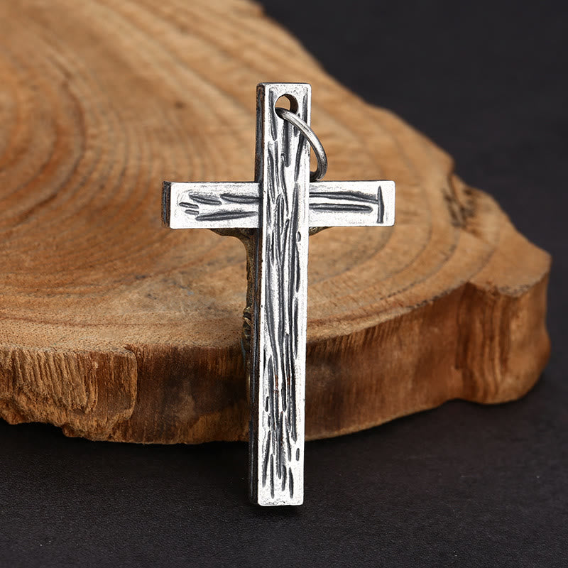 Classic Sterling Silver Crucifix Necklace: A Symbol of Faith for Daily Spiritual Connection