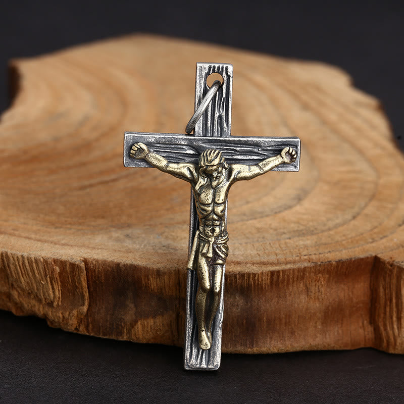 Classic Sterling Silver Crucifix Necklace: A Symbol of Faith for Daily Spiritual Connection