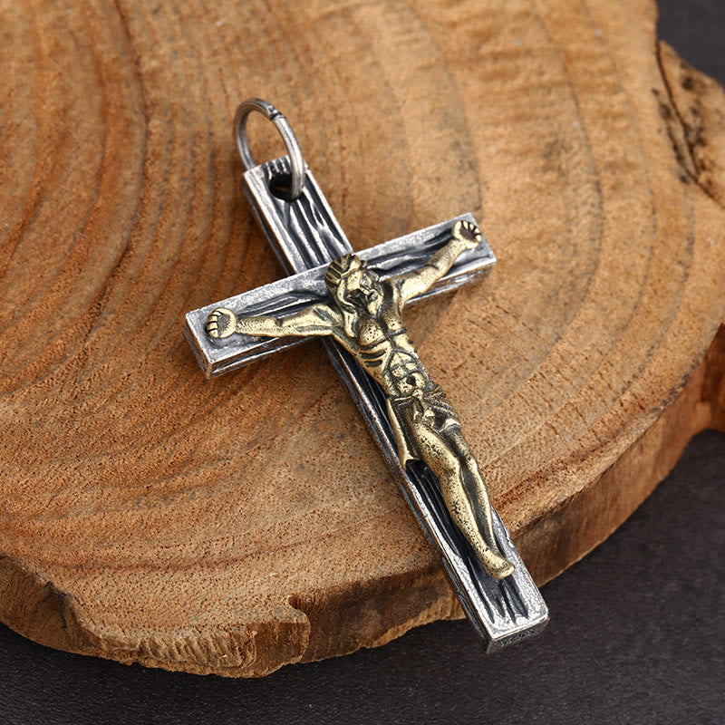 Classic Sterling Silver Crucifix Necklace: A Symbol of Faith for Daily Spiritual Connection
