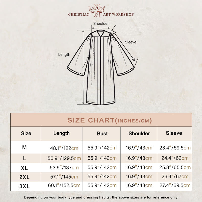 Majestic Burgundy Clergy Robe with Gold-Panel Front and Sleeve Bars