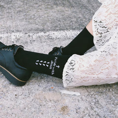 Two - Color Walk with Jesus Statement Unisex Socks