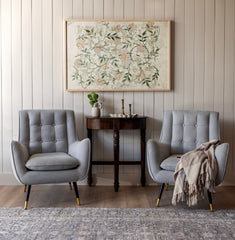 Vintage Textile | Framed Wooden Art - Horizontal