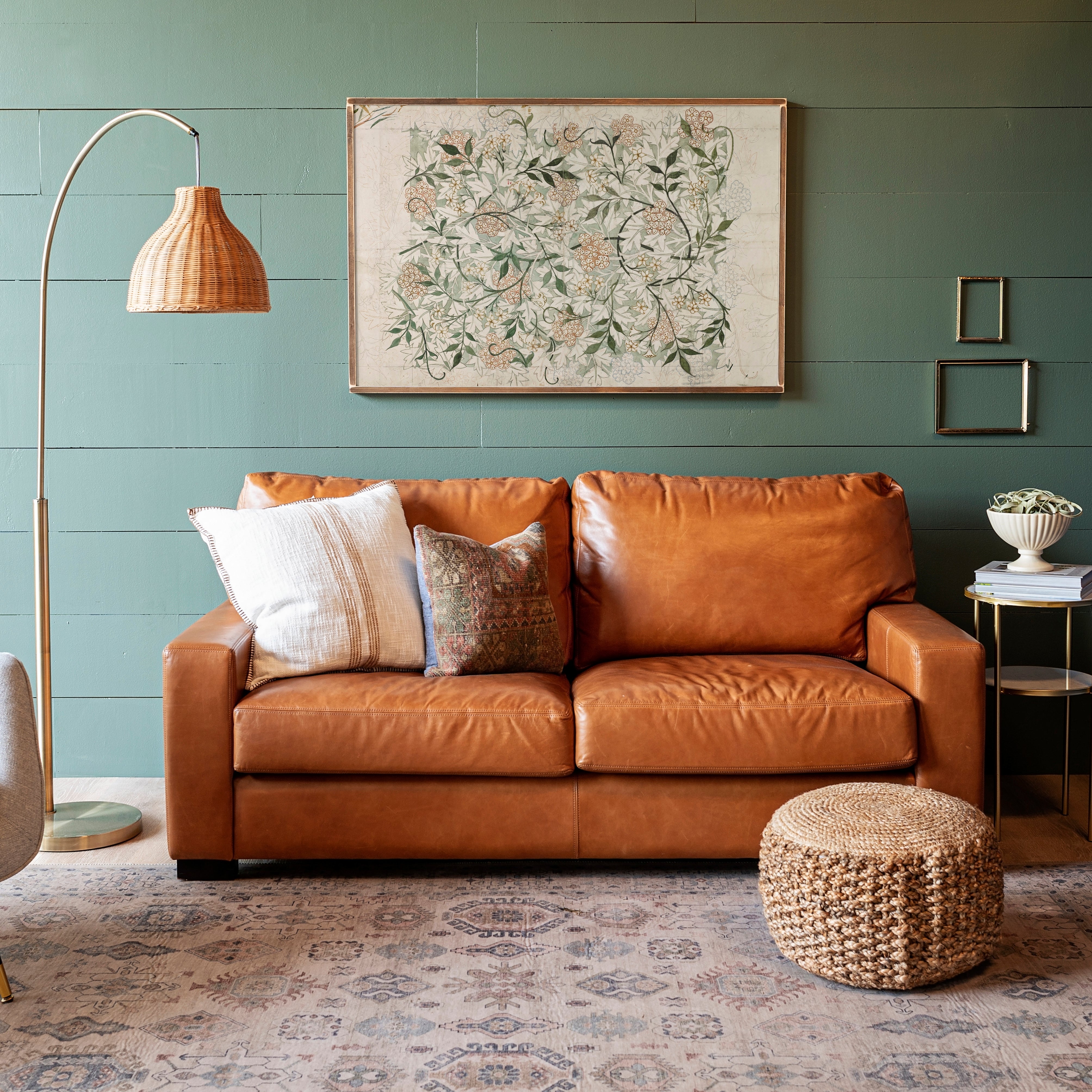 Vintage Textile | Framed Wooden Art - Horizontal