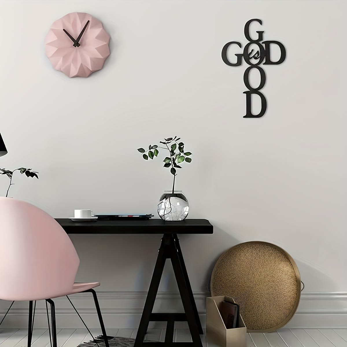 God Is Good Metal Wall Decor: Simple Yet Powerful Faith Sign
