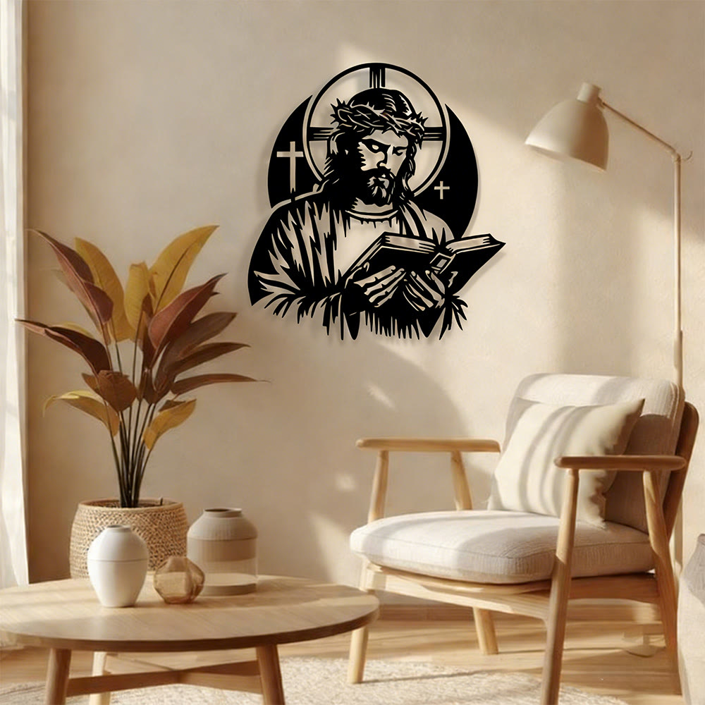 Holding The Word Metal Decor: Soothing Grace for Seeking Days