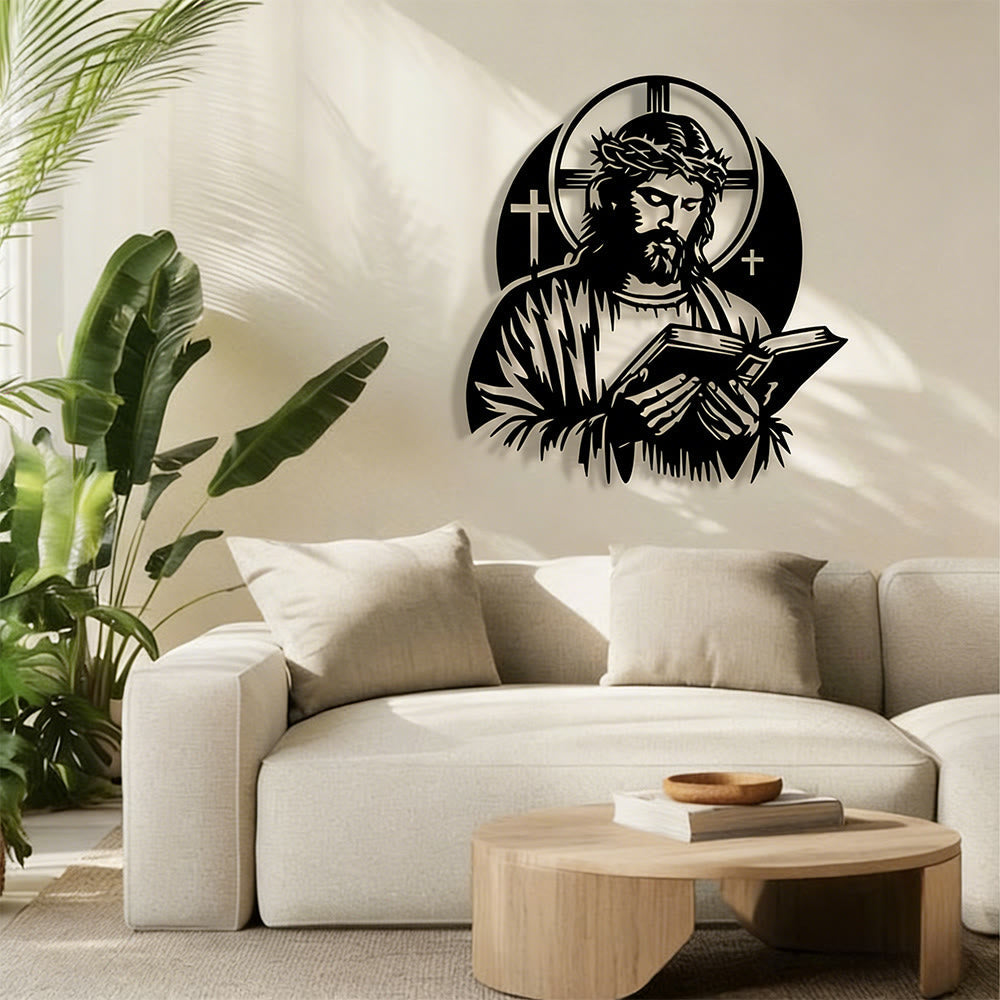 Holding The Word Metal Decor: Soothing Grace for Seeking Days