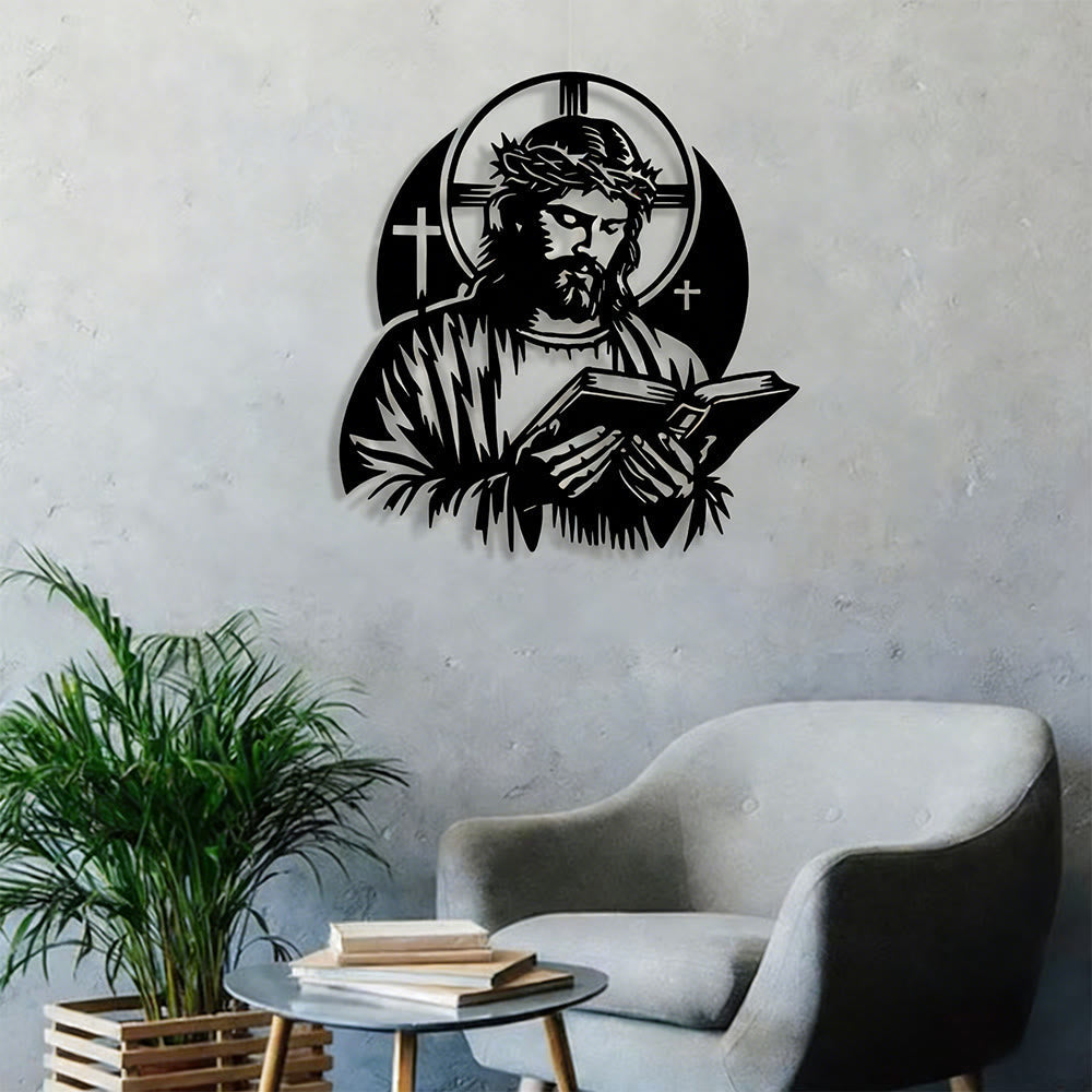 Holding The Word Metal Decor: Soothing Grace for Seeking Days