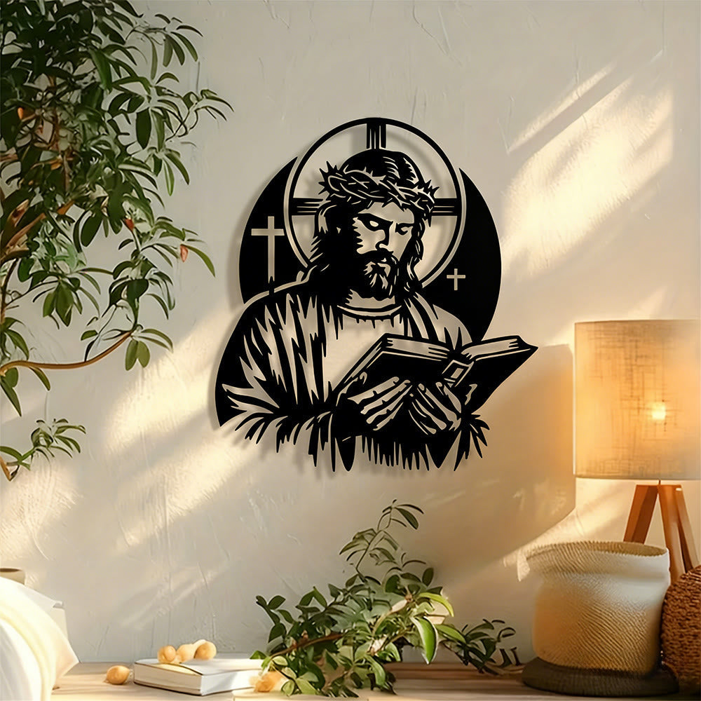 Holding The Word Metal Decor: Soothing Grace for Seeking Days
