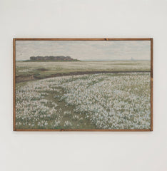 Field Of Flowers | Framed Wooden Art - Horizontal
