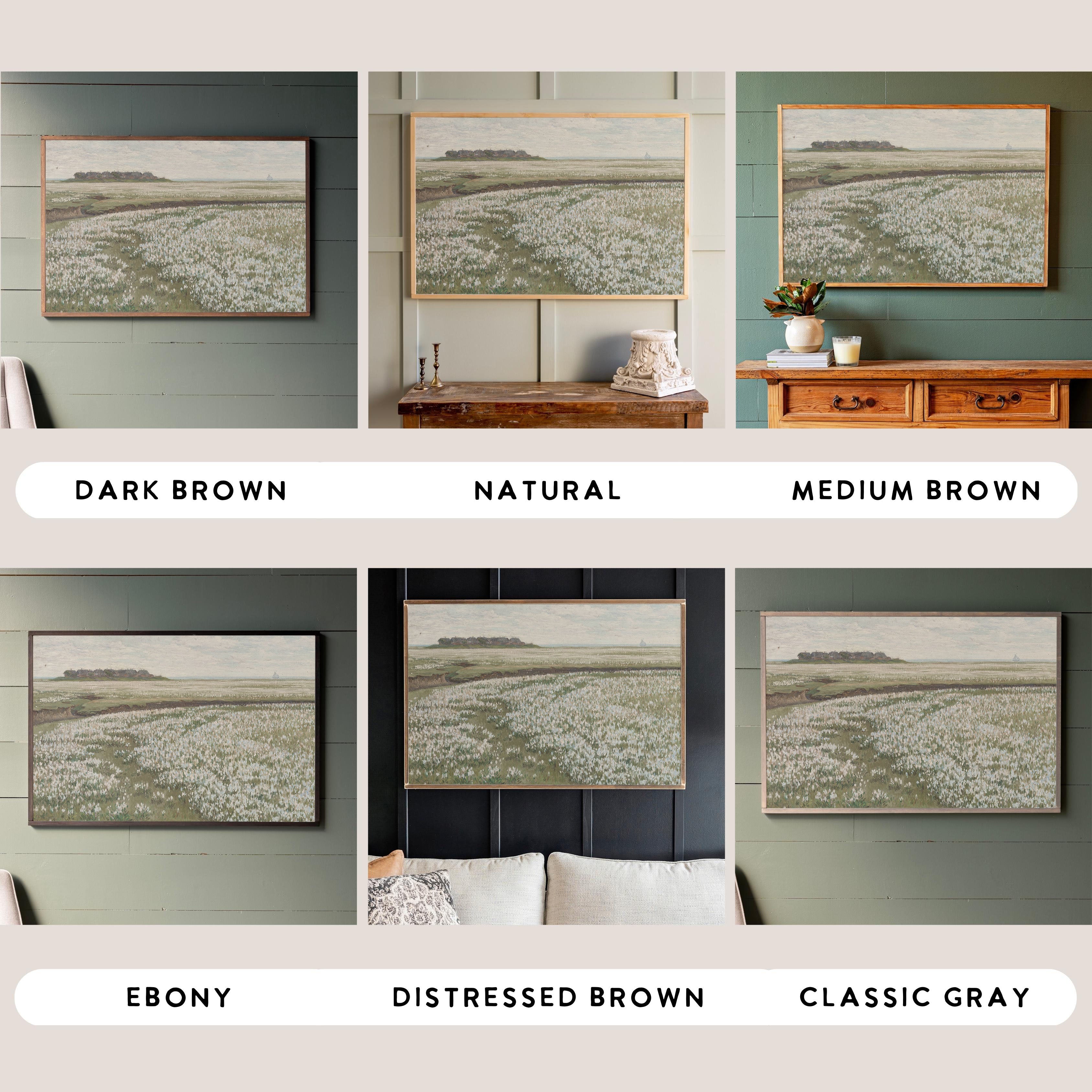 Field Of Flowers | Framed Wooden Art - Horizontal