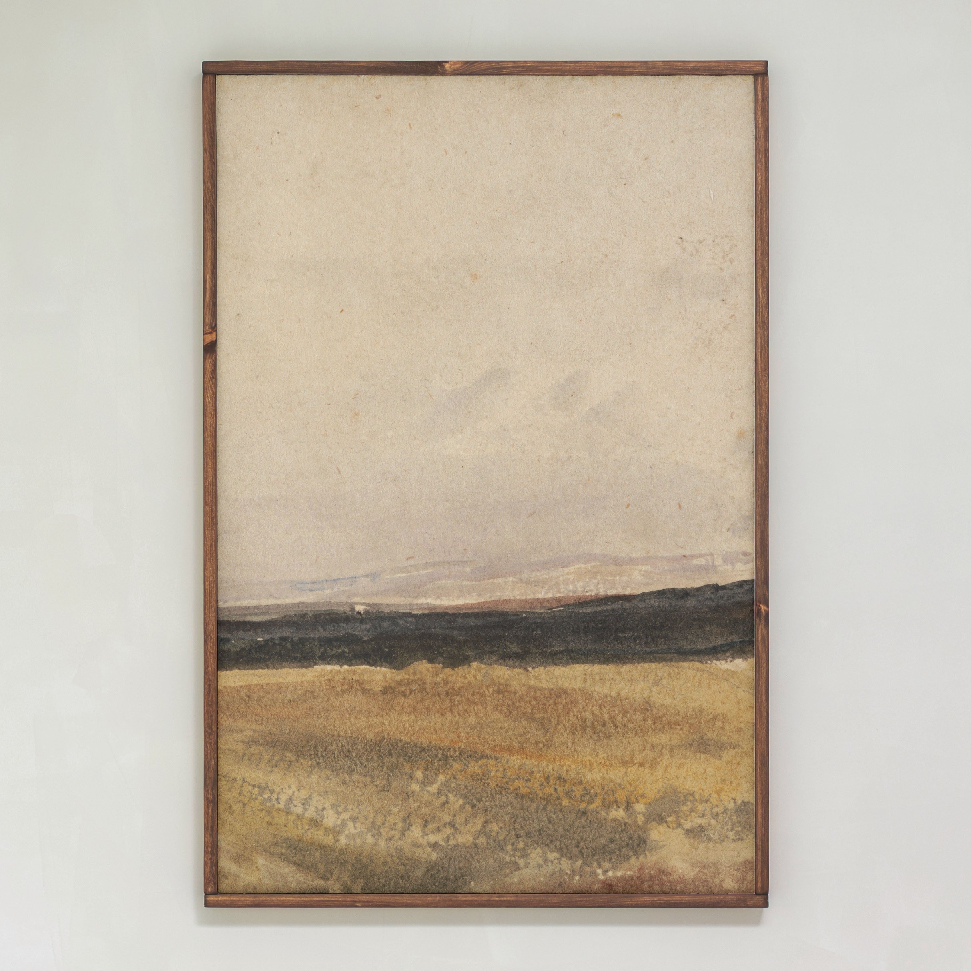 Prairie Abstract | Framed Wooden Art