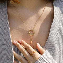 Gold Vermeil Crown of Thorns Ring