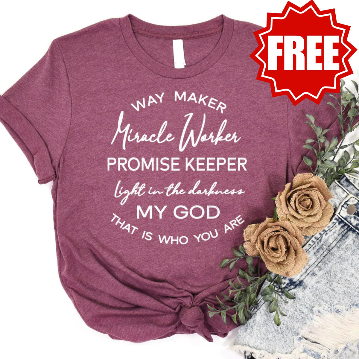 Way Maker Lyrics Tee