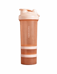 16oz Faith Nova All In One Shaker Bottle With Storage Compartments - Orange