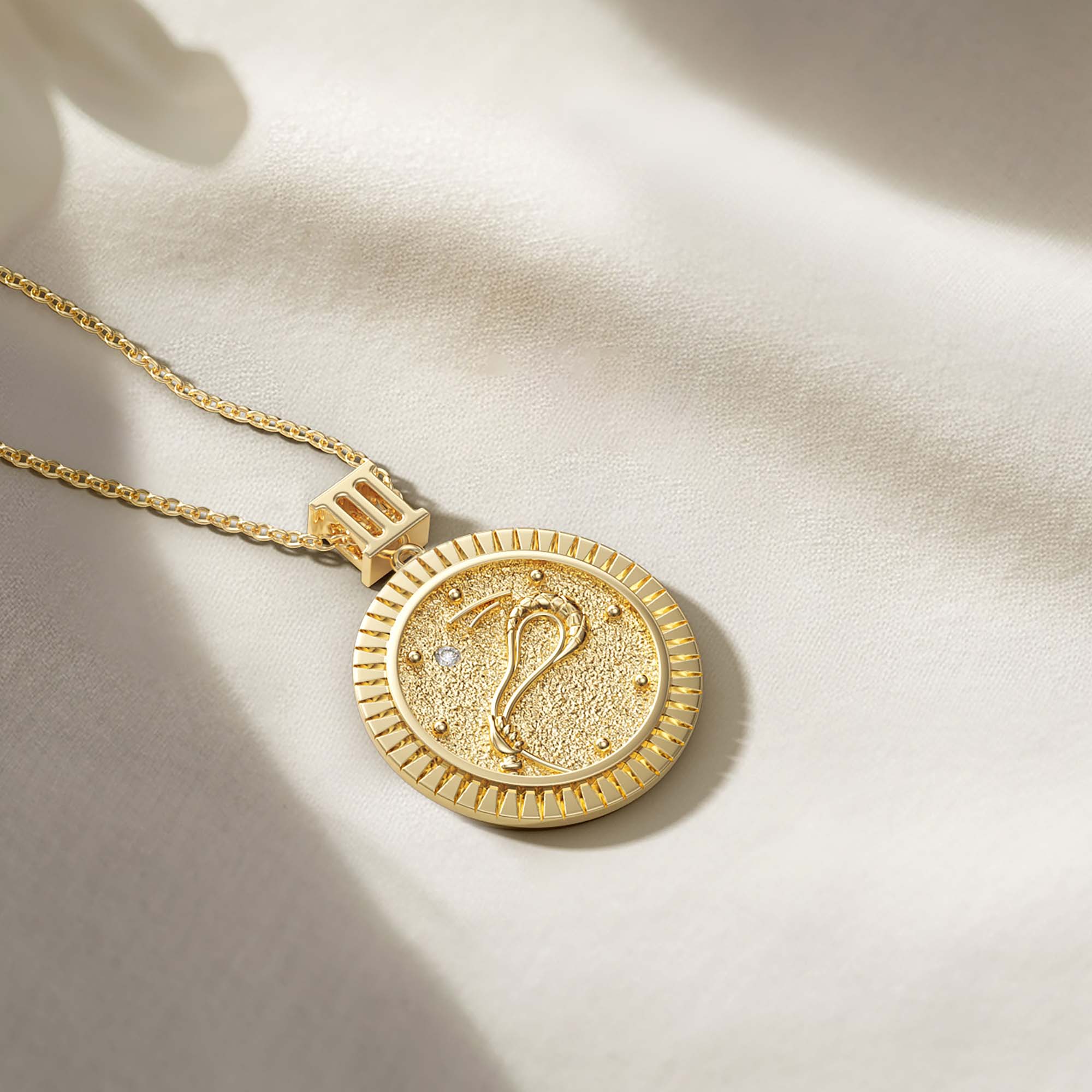 Promised Land Strength & Bravery Coin Medallion Necklace