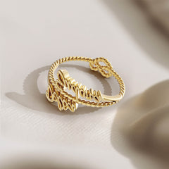Name Personalized Knot Ring