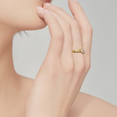 Hearts As One' Toi Et Moi Promise Ring