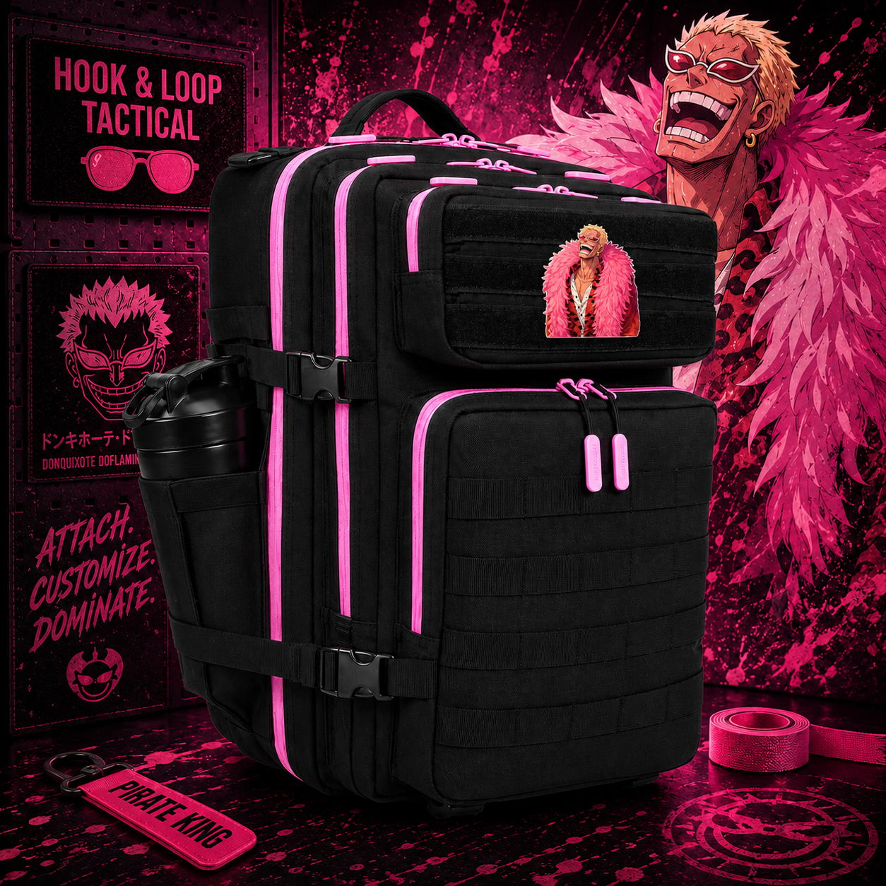 OP Edition EDC Performance Backpack 45L /35L - Black Pink