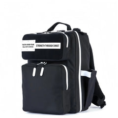 15L Backpack Alpha Black White Accents