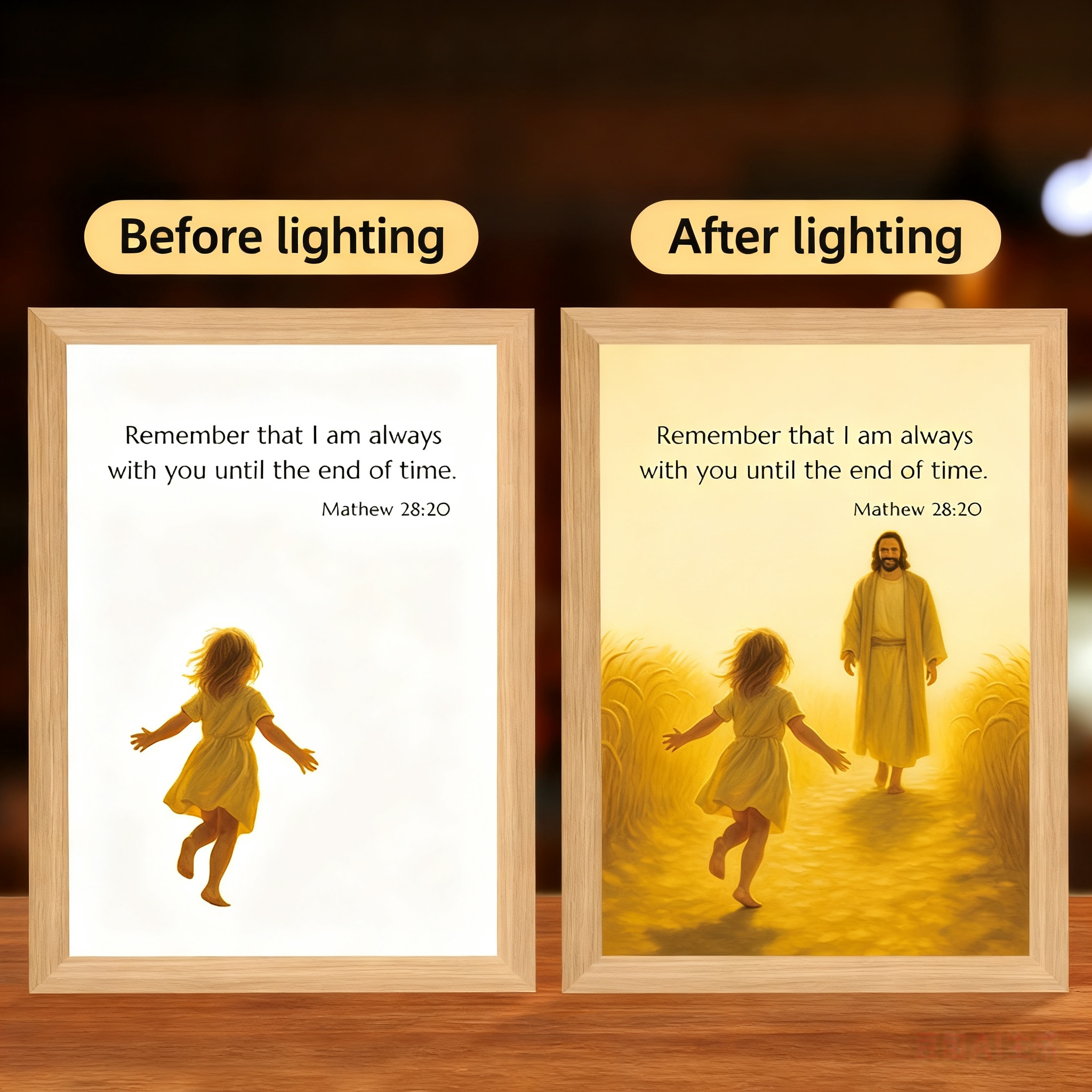 God-Inspired Creative DIY Light-Up Flower Glowing Ornament