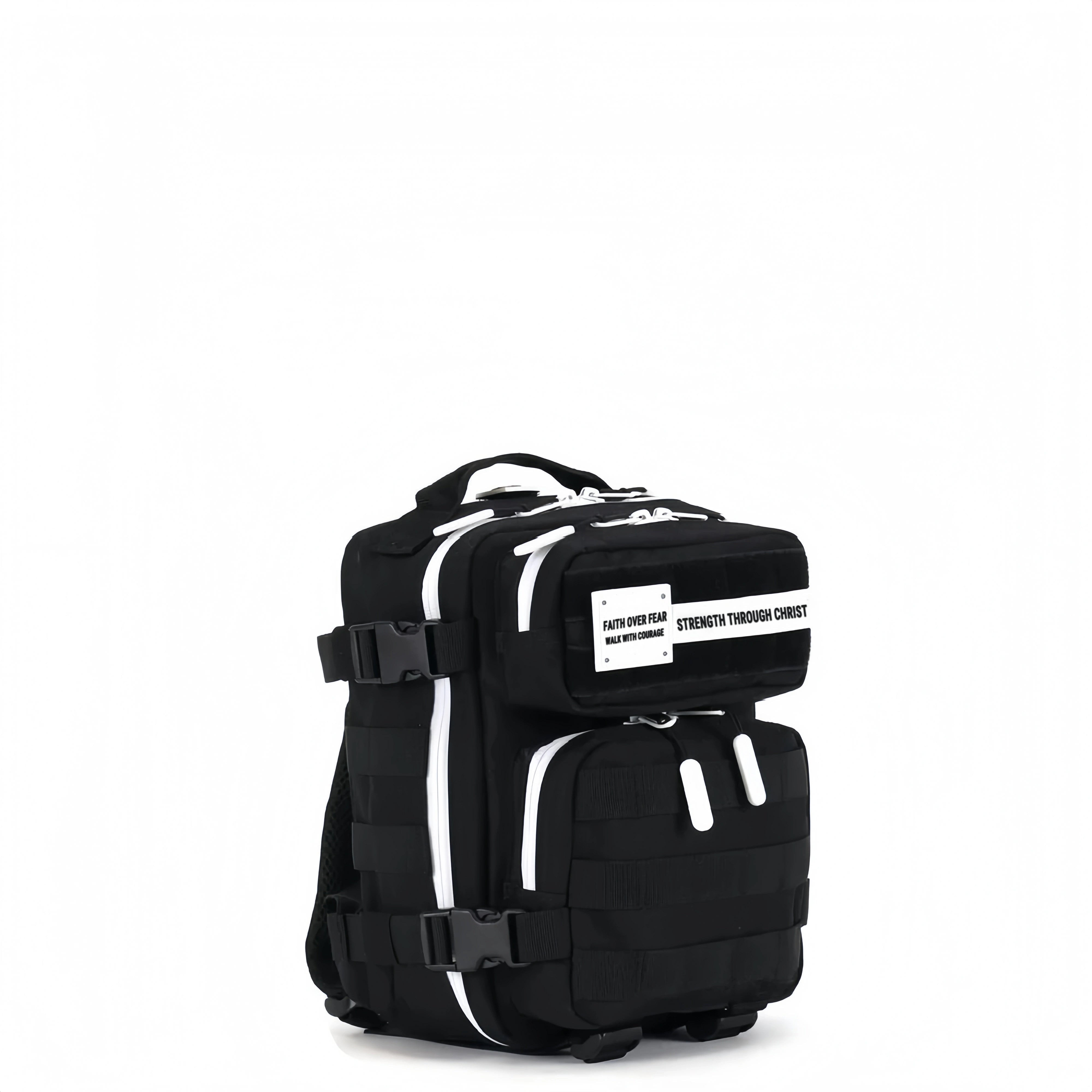 9L Backpack Mini Alpha Black White Accents
