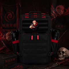 JJK Anime Patch EDC Performance Backpack 35L / 45L - Black Red