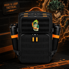 JOJO Patch EDC Performance Backpack 35L / 45L - Black Orange