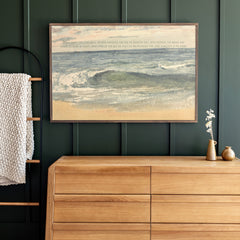 The Lord Almighty Is His Name | Framed Wooden Art - Horizontal