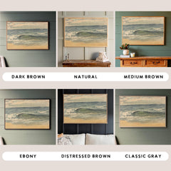 The Lord Almighty Is His Name | Framed Wooden Art - Horizontal